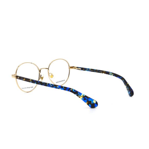 NEW KATE SPADE MARCIANN LKS BLUE GOLD AUTHENTIC EYEGLASSES FRAME - Picture 8 of 12